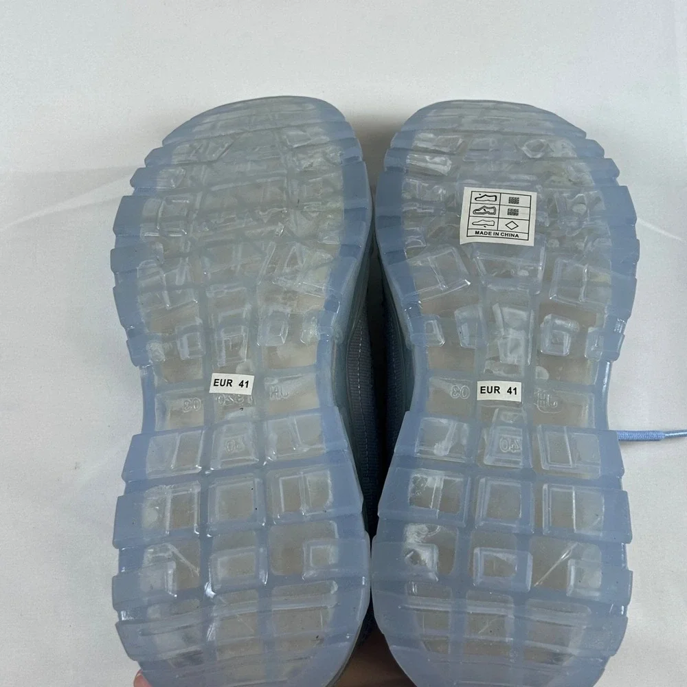 Cuccoo Women's Running‎ Slip In NEW Sz. 10 Light Blue Rhinestone
